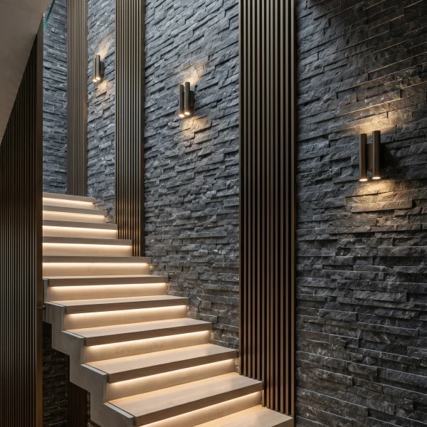 Marble Ledger Panel - Lady Black - Evran Natural Stone