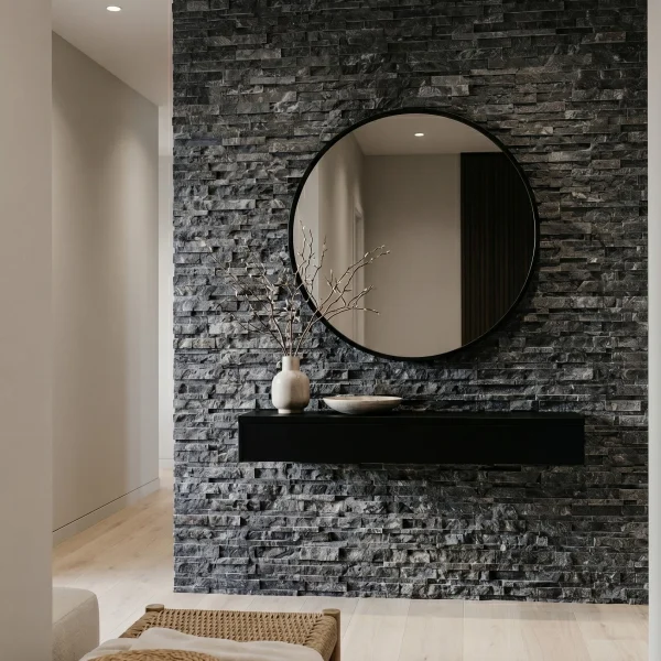Marble Ledger Panel - Lady Black - Evran Natural Stone
