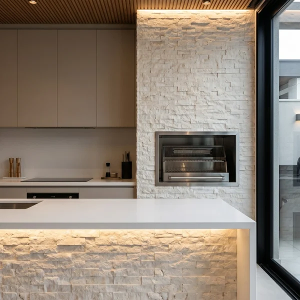 Marble Ledger Panel - Lady White - Evran Natural Stone