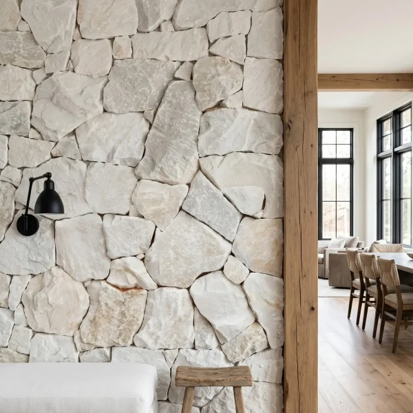 Marble Rockface - Afyon White - Evran Natural Stone
