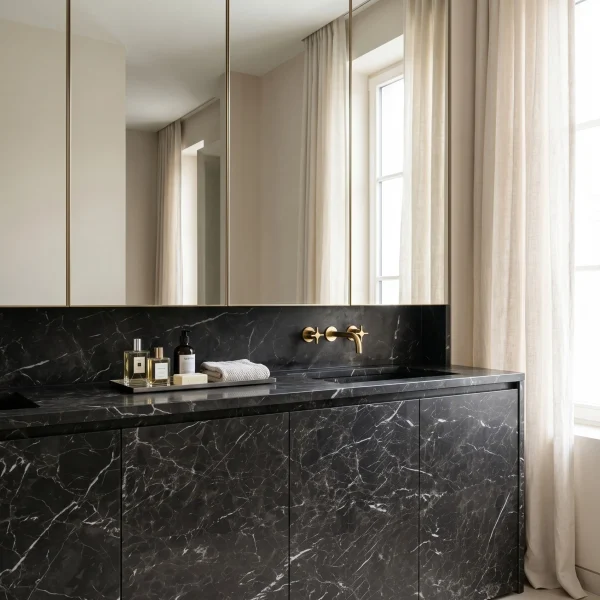 Marble Slab - Iris Black - Evran Natural Stone