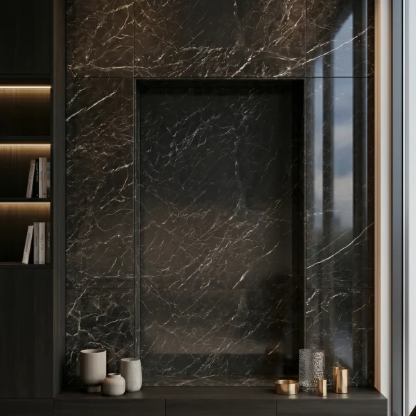Marble Slab - Iris Black - Evran Natural Stone