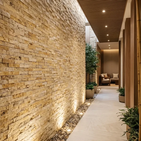 Travertine Ledger Panel - Evran Natural Stone