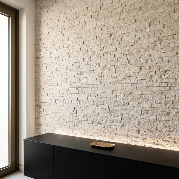 Travertine Ledger Panel - Light Travertine - Evran Natural Stone