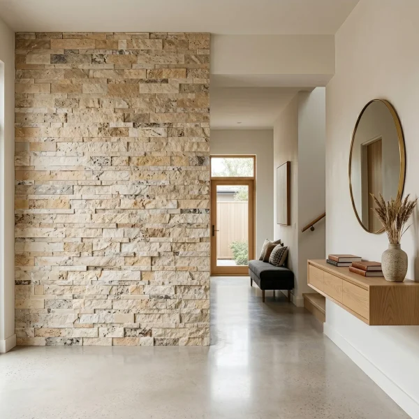Travertine Ledger Panel - Philadelphia - Evran Natural Stone