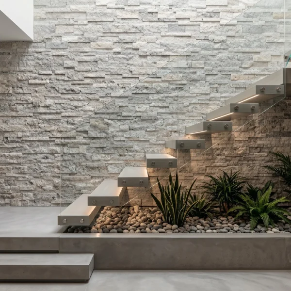 Travertine Ledger Panel - Silver - Evran Natural Stone