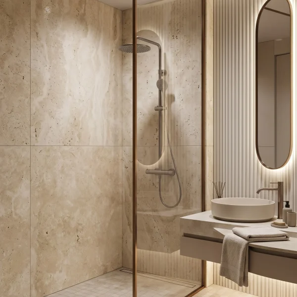 Travertine Slab - Ivory Travertine Slab - Evran Natural Stone