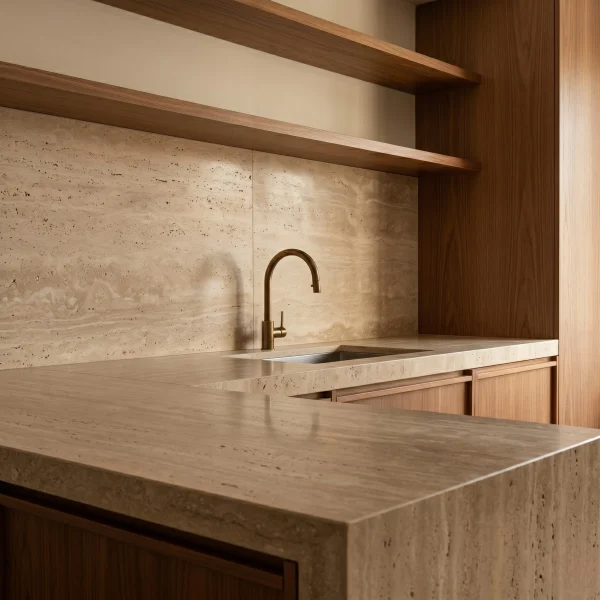 Travertine Slab - Medium - Evran Natural Stone
