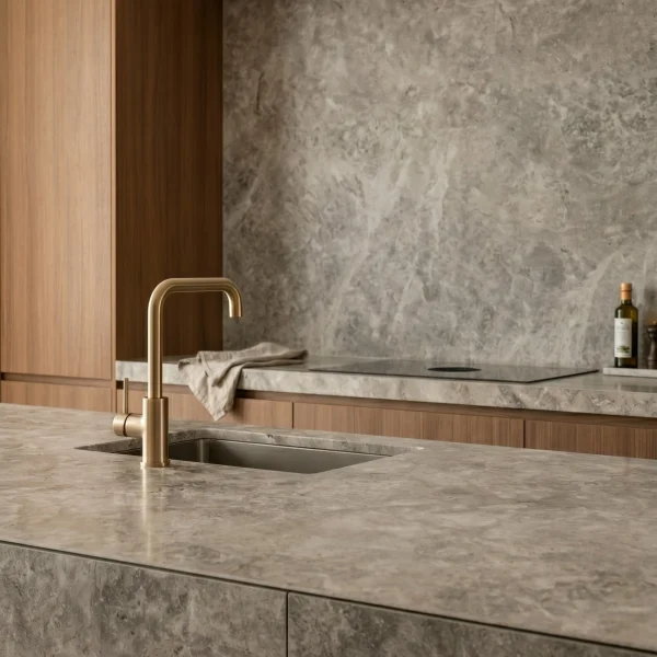Travertine Slab - Silver - Evran Natural Stone