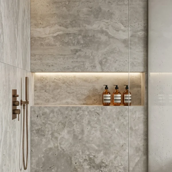 Travertine Slab - Silver - Evran Natural Stone
