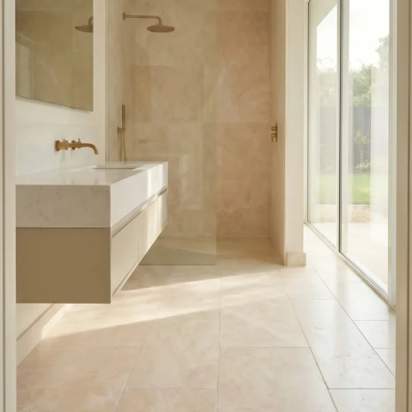 Travertine Tile - Ivory - Evran Natural Stone